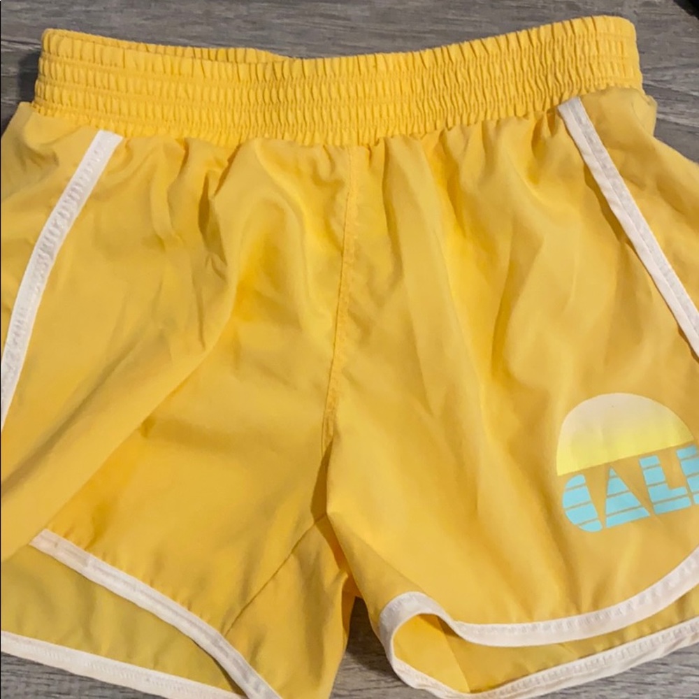 Yellow old navy athletic shorts